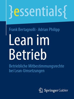 cover image of Lean im Betrieb